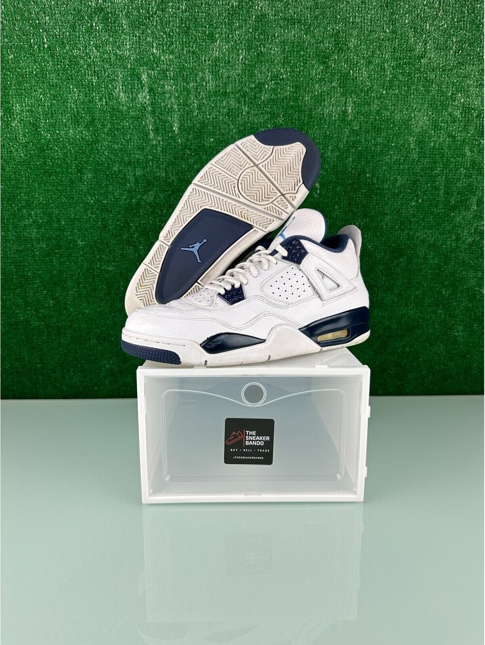 Size 11 - Air Jordan 4 Retro LS Columbia CLEAN